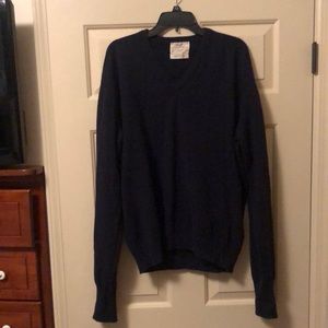 Lord Jeff Lambs Wool V Neck Sweater